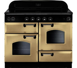 RANGEMASTER  Classic 110 Electric Induction Range Cooker - Cream & Chrome